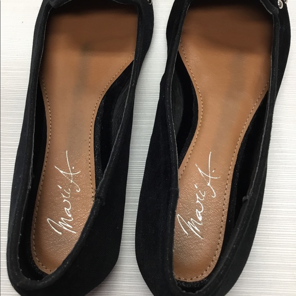 Maria Exciting Black Flats - Picture 5 of 9